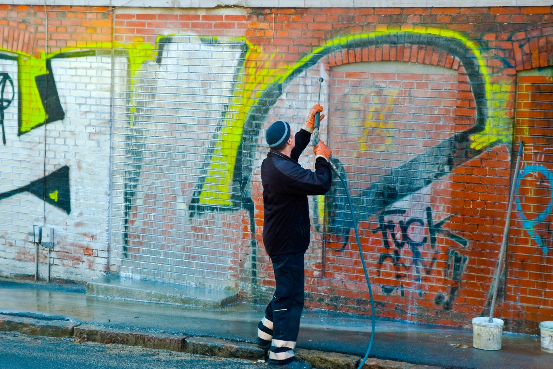 isf gebäudemnagement grafittientfernung
